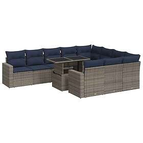 vidaXL Garden Sofa Set with Cushions 11 Pieces 3326392