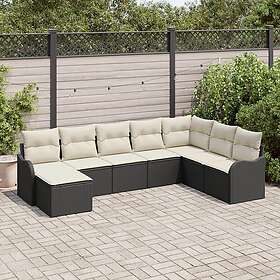 vidaXL Garden Sofa Set with Cushions 8 Pieces 3345817