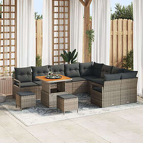 vidaXL Garden Sofa Set with Cushion 12 Pieces 3362563