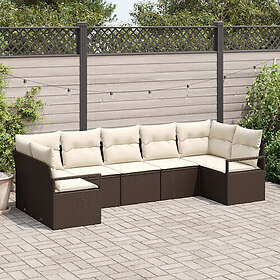 vidaXL Sofa Set with Cushion 7 Pieces 3346528