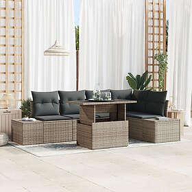 vidaXL Garden Sofa Set with Cushion 6 Pieces 3349185