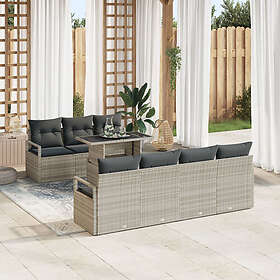vidaXL Garden Sofa Set with Cushion 8 Pieces 3357505