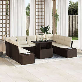 vidaXL Garden Sofa Set with Storage 10 Pieces 3357981