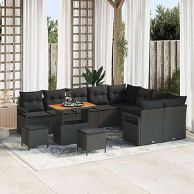 vidaXL Garden Sofa Set with Cushion 12 Pieces 3362564