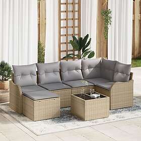 vidaXL Ensemble Canapé de Jardin 7 Pièces 3354449