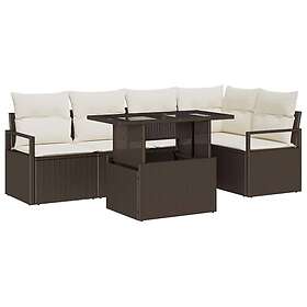 vidaXL Hage Sofasett med Pute 6 Deler 3357561