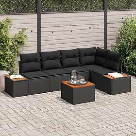 vidaXL Hage Sofasett med Pute 6 Deler 3356758