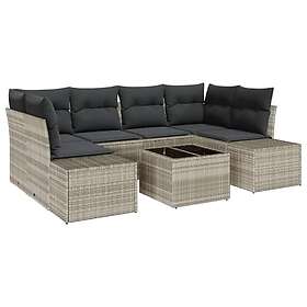 vidaXL Garden Sofa Set with Cushions 8 Pieces 3355631