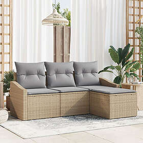 vidaXL Sofa Set with Cushion 4 Pieces 3355339