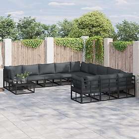 vidaXL Garden Sofa Set with Cushions 11 Pieces 3378922