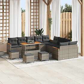 vidaXL Garden Sofa Set with Cushion 18 Pieces 3365063