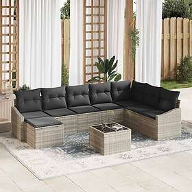 vidaXL Garden Sofa Set with Cushions 8 Pieces 3355521