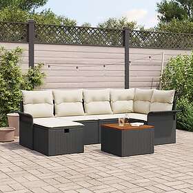 vidaXL Garden Sofa Set with Cushion 7 Pieces 3360785