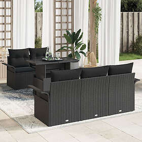 vidaXL Garden Sofa Set with Cushion 6 Pieces 3348199