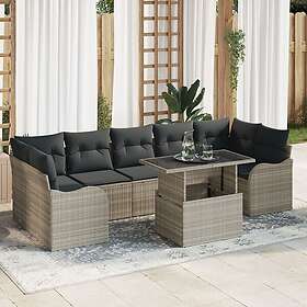 vidaXL Garden Sofa Set with Cushion 8 Pieces 3357155