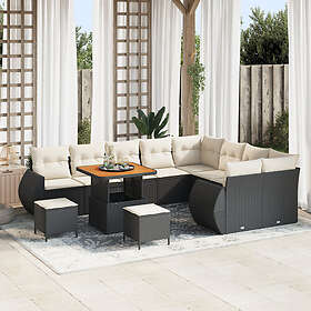 vidaXL Garden Sofa Set with Cushion 12 Pieces 3363860