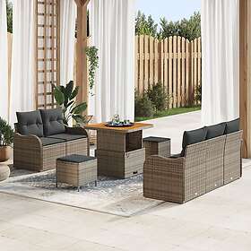 vidaXL Garden Sofa Set with Cushion 8 Pieces 3362208