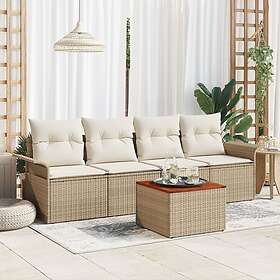 vidaXL Garden Sofa Set with Storage 5 Pieces 3355929