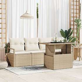 vidaXL Leone Garden Sofa Set with Storage 5 Pieces 3357464