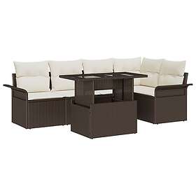 vidaXL Hage Sofasett med Pute 6 Deler 3357021