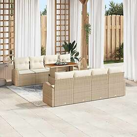 vidaXL Hage Sofasett med Pute 7 Deler 3349560