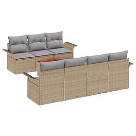 vidaXL Garden Sofa Set with Cushion 8 Pieces 3347287