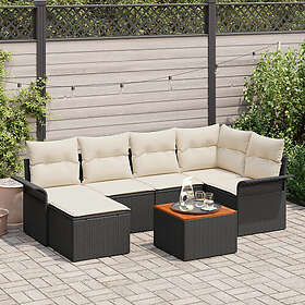vidaXL Garden Sofa Set with Cushion 7 Pieces 3347348