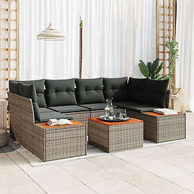 vidaXL Garden Sofa Set with Cushion 6 Pieces 3348035