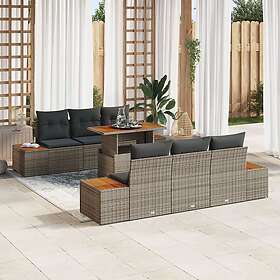 vidaXL Garden Sofa Set with Storage 7 Pieces 3358768