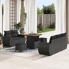 vidaXL Hage Sofasett med Pute 8 Deler 3363764
