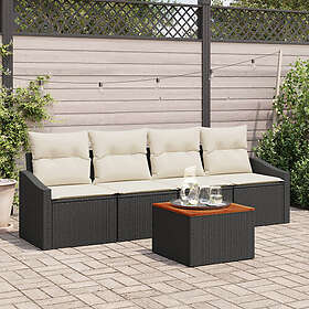 vidaXL Hage Sofasett med Oppbevaring 5 Deler 3356430