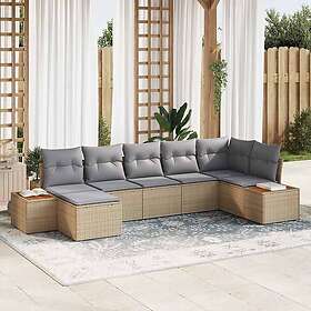 vidaXL Garden Sofa Set with Cushions 8 Pieces 3356800