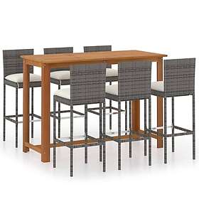 vidaXL Puutarhan Baarisetti 7 Osia 3095444