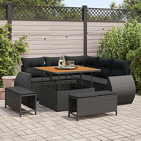 vidaXL Garden Sofa Set Height-Adjustable 8 Pieces 3361864