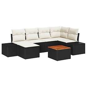 vidaXL Hage Sofasett med Pute 7 Deler 3347978