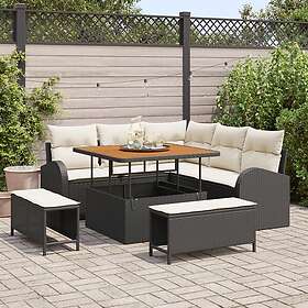 vidaXL Garden Sofa Set with Cushions 8 Pieces 3362385
