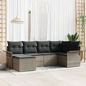 vidaXL Garden Sofa Set with Storage 6 Pieces 3354098