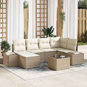 vidaXL Garden Sofa Set with Cushion 6 Pieces 3355810