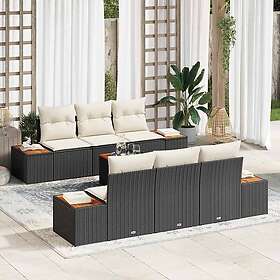 vidaXL Leone Garden Sofa Set with Storage 7 Pieces 3356697