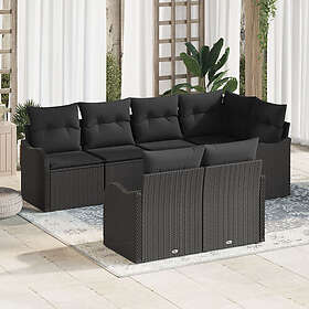 vidaXL Garden Sofa Set with Cushion 7 Pieces 3354412
