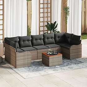 vidaXL Garden Sofa Set with Storage Pieces 8 Pieces 3356088