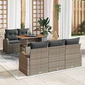 vidaXL Garden Sofa Set with Cushion 6 Pieces 3349523