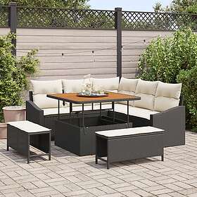 vidaXL Garden Sofa Set with Cushion 8 Pieces 3362645