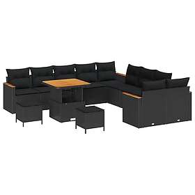 vidaXL Garden Sofa Set with Cushions 13 Pieces 3363099