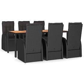 vidaXL Garden Dining Set 7 Pieces 3157639