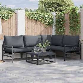 vidaXL Garden Soffset med dyna 4 Delar 3378986