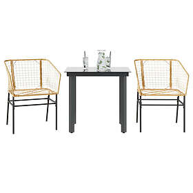 vidaXL Garden Dining Set 3 Pieces 3334590