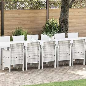 vidaXL Garden Dining Set with Cushions 17 Pieces 3378662