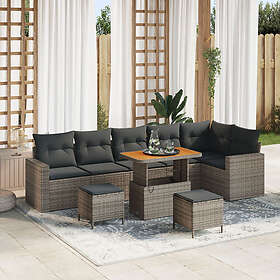 vidaXL Garden Sofa Set with Cushion 11 Pieces 3363588