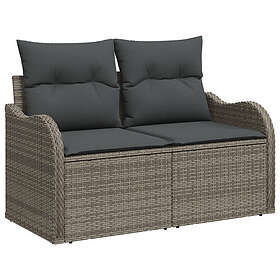 vidaXL Garden Sofa Set with Cushion 9 Pieces 3357222